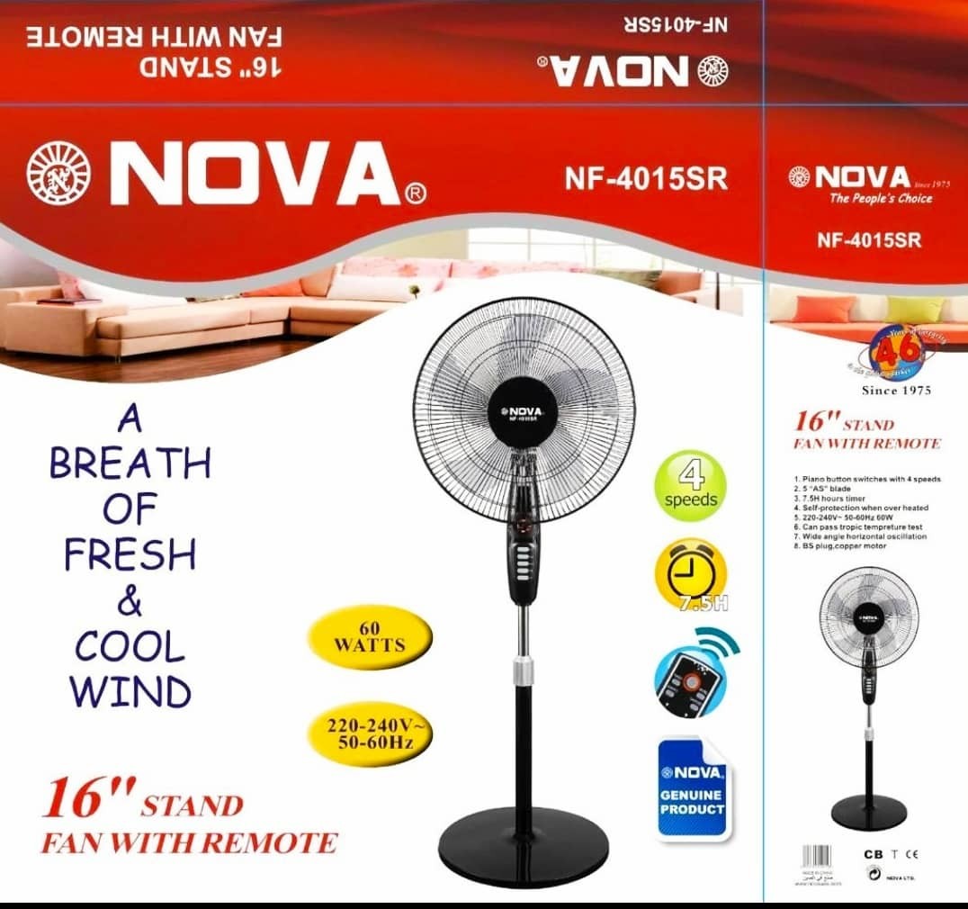 پنکه‌ایستاده‌مارک‌NOVA مدلNF-4015SR