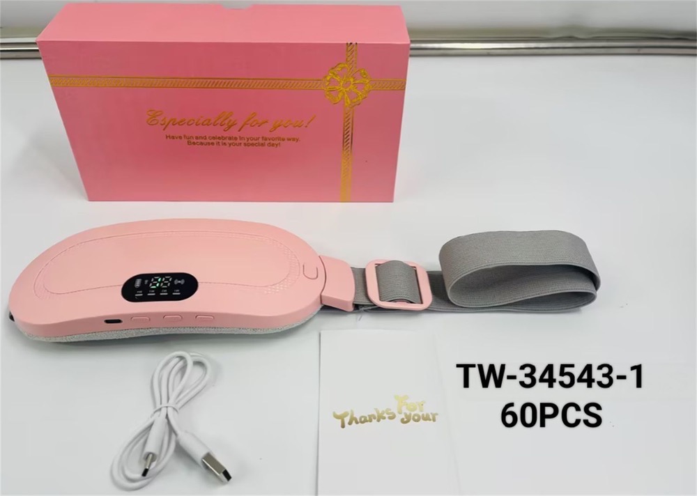 ماساژور برقی شکم لونار مدل Period-Pain با ماساژ لرزشی، حرارتی و EMS، دارای پد گرم‌شونده، امواج مادون قرمز، تنظیم دما تا 60 درجه و چندین حالت ماساژ الکتریکی و لرزشی برای تسکین دردهای قاعدگی و مشکلات گوارشی